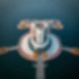 Aerial view of Al Ghubaiba Ferry Station showcasing its architecture