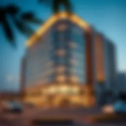 Stunning exterior view of Al Sharhan Building showcasing modern architecture