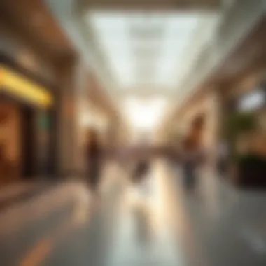 Visitors enjoying the amenities of a Jebel Ali mall