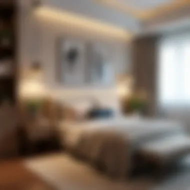 Stylish Interior of a Studio Apartment Cozy interior of a stylish studio apartment