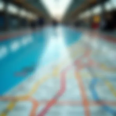 Dubai Metro Route Map Map of Dubai Metro highlighting key routes and stations